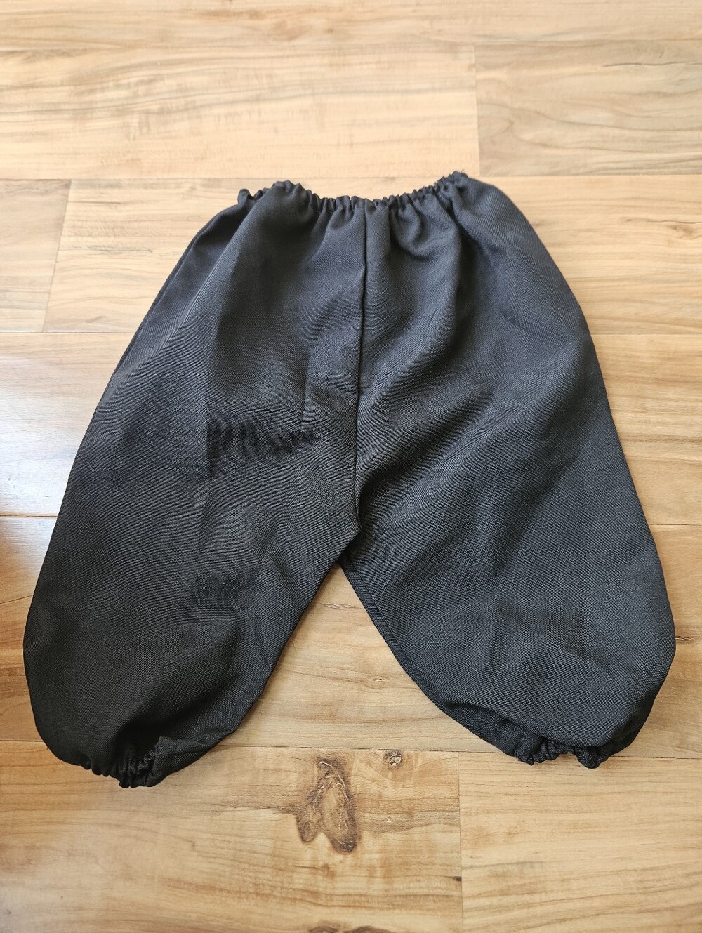 Kids Elastic Waist Black Harem Pants